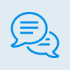 communication bubble icon