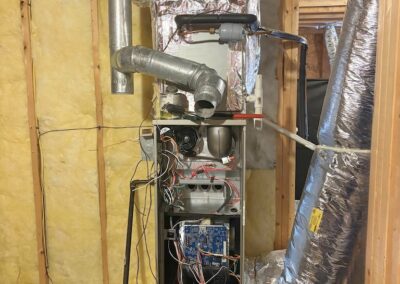Attic Furnace Before in North Andover, MA